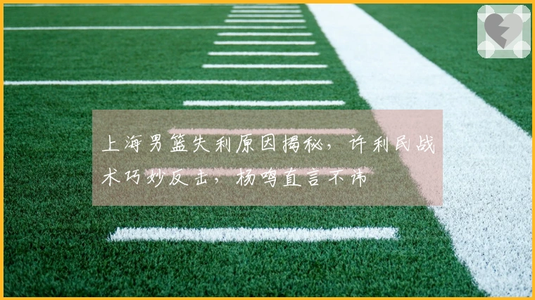 上海男篮失利原因揭秘，许利民战术巧妙反击，杨鸣直言不讳